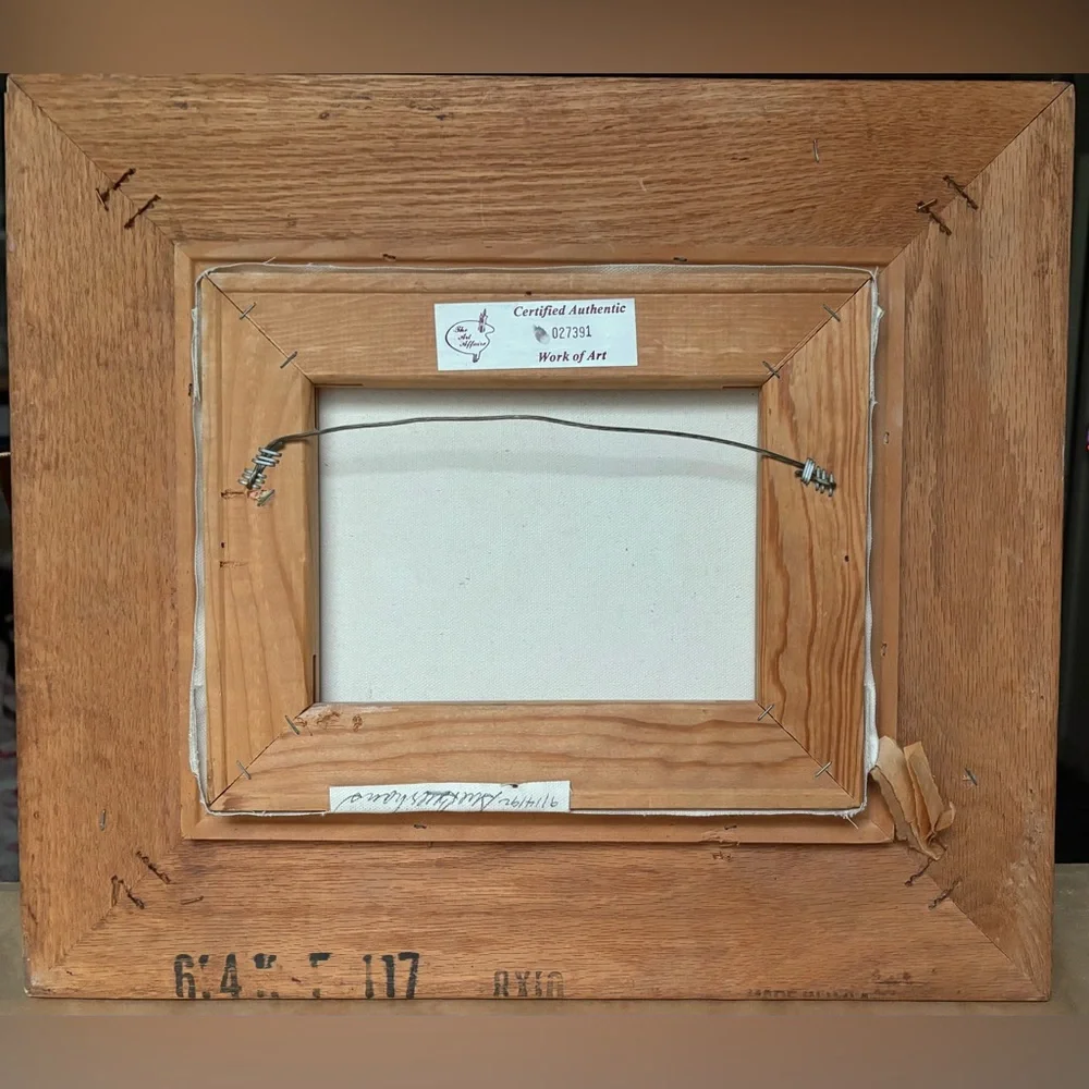 Vintage 1992 Repro of Artist H. Hargrove 